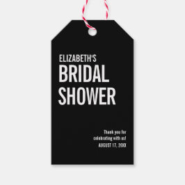 Etiqueta Para Presente Tipografia Simples Obrigado noiva