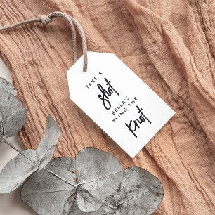 Etiqueta Para Presente Tire um Shot, Ela Está se Casando Despedida de Sol