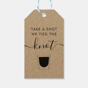 Etiqueta Para Presente Tire uma foto, nós amarramos o vidro do casamento 