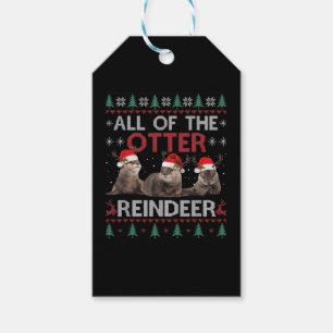 Etiqueta Para Presente Todas As Outras Reindeer De Natal Feias Pajamas Xm
