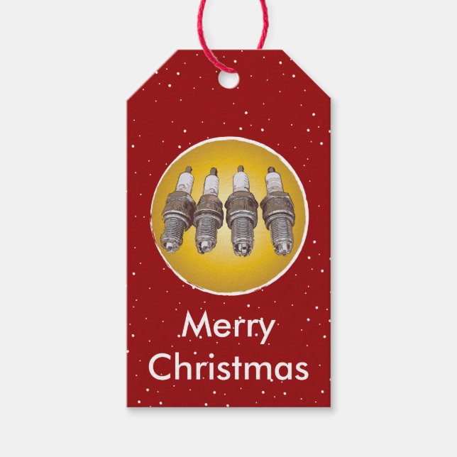 Etiqueta Para Presente Tomadas de ignição do motor (Frente)