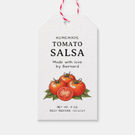 Etiqueta Para Presente Tomato Salsa label