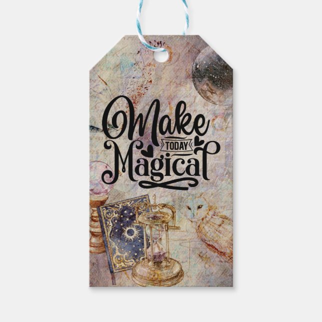 Etiqueta Para Presente Tornar o hoje mágico (Frente)