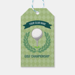 Etiqueta Para Presente Torneio de golfe de clube / corporativo adicionar