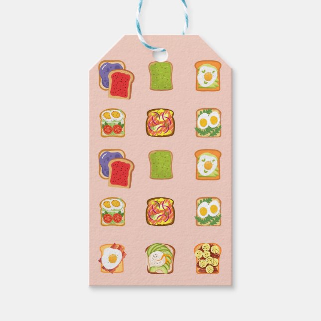 Etiqueta Para Presente Torrada de Brunch (Frente)