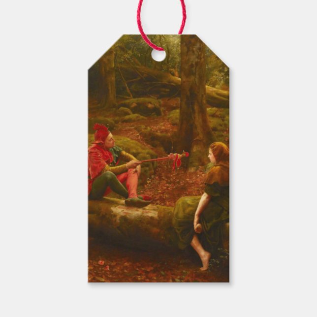 Etiqueta Para Presente Touchstone e Audrey (por John Collier) (Frente)