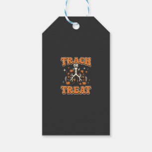 Etiqueta Para Presente Trach ou Tratamento Respiratório de Halloween Desi