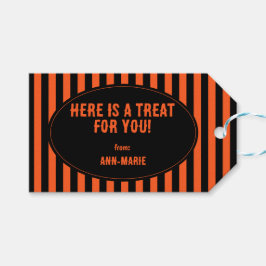 Etiqueta Para Presente Trate para você Halloween
