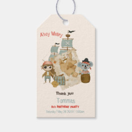 Etiqueta Para Presente Treasure Hunters Pirate Birthday