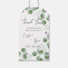 Etiqueta Para Presente Trendy Greenery Nature Inspirou Casamento Eucalypt