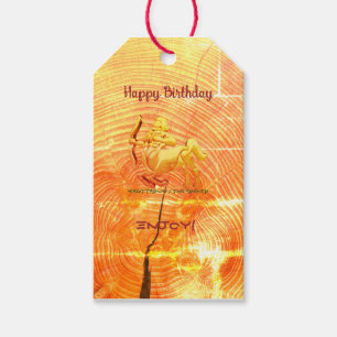 Etiqueta Para Presente Trendy Sagittarius