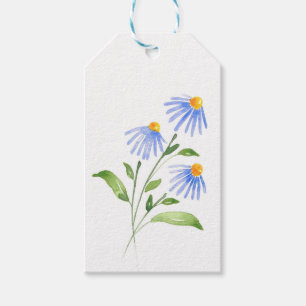 Etiqueta Para Presente Três Astras de Aquarela