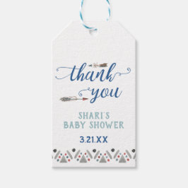 Etiqueta Para Presente Tribal Obrigado Marca Favorável