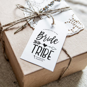 Etiqueta Para Presente Tribo da Noiva Nome Personalizado Casamento
