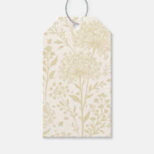 Etiqueta Para Presente Trigo Dourado Dandelion Doce - Neutro