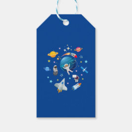 Etiqueta Para Presente Trilha de Espaço