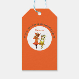 Etiqueta Para Presente Trillium Tiger-Lily Whimsical Flower Party Supply