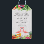 Etiqueta Para Presente Tropical Floral Flamingo Casal Luau Obrigado<br><div class="desc">================== ABOUT ESTE DESIGN ===================== Casal Flamingo Tropical Luau Obrigado Etiqueta De Presente. (1) Todos os estilos de texto,  cores e tamanhos podem ser modificados para ajustado das suas necessidades. (2) Se você precisar de algum item de personalização ou correspondente,  entre em contato comigo.</div>