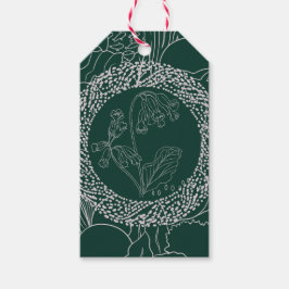 Etiqueta Para Presente Tropical Modernism Gift Tag (Double-Sided Edition)