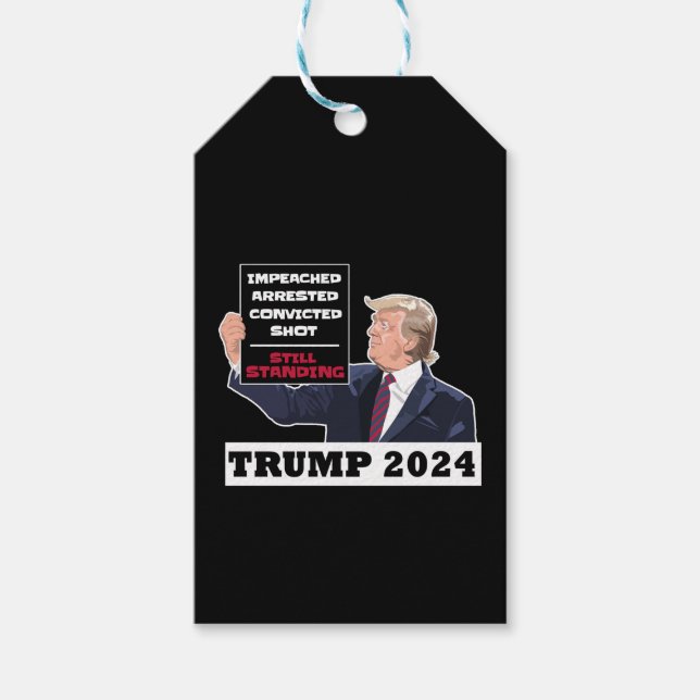 Etiqueta Para Presente Trump 2024 Ainda Presidente Eleito EUA (Frente)