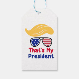Etiqueta Para Presente Trump 47 - Esse é o meu presidente