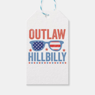 Etiqueta Para Presente Trump Vance 2024 Outlaw Hillbilly Election