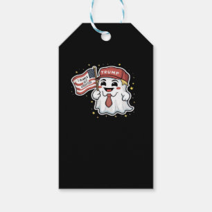 Etiqueta Para Presente Trumpkin, Eu Sempre Fico Fantasmado, Halloween, Sp