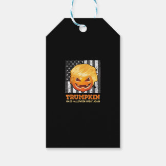 Etiqueta Para Presente Trumpkin Faz Excelente De Halloween De Novo Presid
