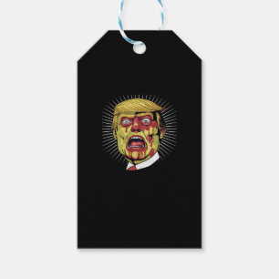 Etiqueta Para Presente Trumpkin Retro Halloween
