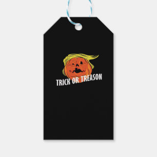 Etiqueta Para Presente Trumpkin - Trick Ou Traição Halloween