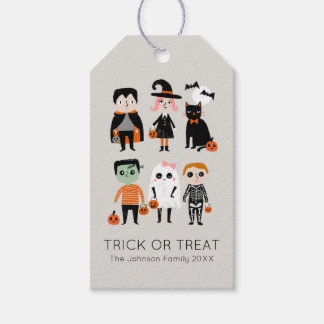 Etiqueta Para Presente Truque ou Tratar halloween