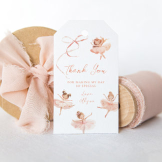 Etiqueta Para Presente Tutu Cute Ballerina Birthday
