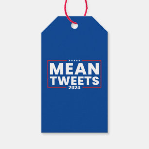 Etiqueta Para Presente Tweets Maus da Eleição Trump 2024