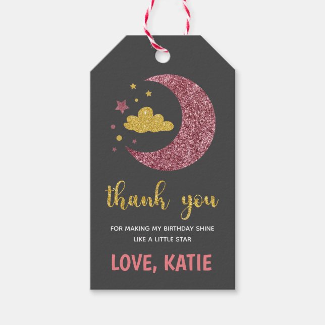 Etiqueta Para Presente Twinkle Twinkle Pequena Estrela (Frente)