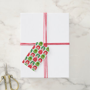 Etiqueta Para Presente Ugli Xmas Sweatters Polar Bear Snowman Rudolf Red