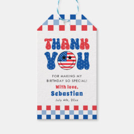 Etiqueta Para Presente Um Americano No Dia 4 De Julho Primeiro Aniversári