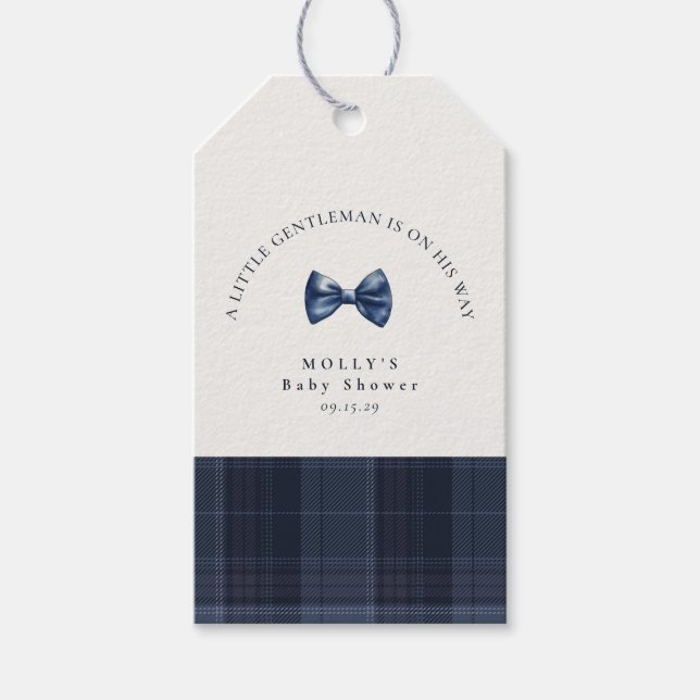 Etiqueta Para Presente Um Cavalheiro Está A Caminho (Frente)