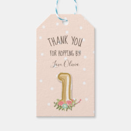 Etiqueta Para Presente Um Coelhinho Obrigado A Favorecer A Páscoa Rosa