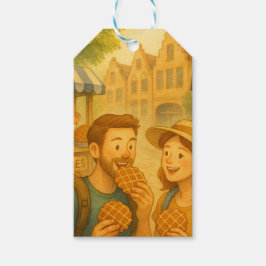 Etiqueta Para Presente Um dia doce na Bélgica - Etiqueta de presente Whim