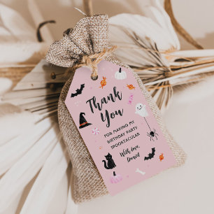 Etiqueta Para Presente Um Fantasmagórico Aniversário de 1 ano das Meninas
