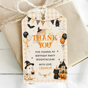 Etiqueta Para Presente Um Fantasmagórico Aniversário de 1 Ano de Meninas