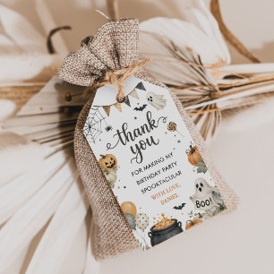 Etiqueta Para Presente Um Fantasmagórico Aniversário de 1 Ano de Meninas