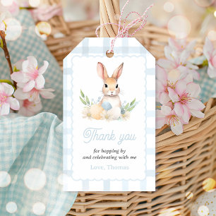 Etiqueta Para Presente Um Favor de Aniversário do Bunny Pastel Primavera