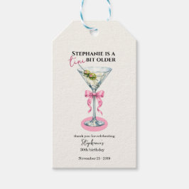 Etiqueta Para Presente Um Laço Rosa Um Pouquinho Mais Velho Aniversário d