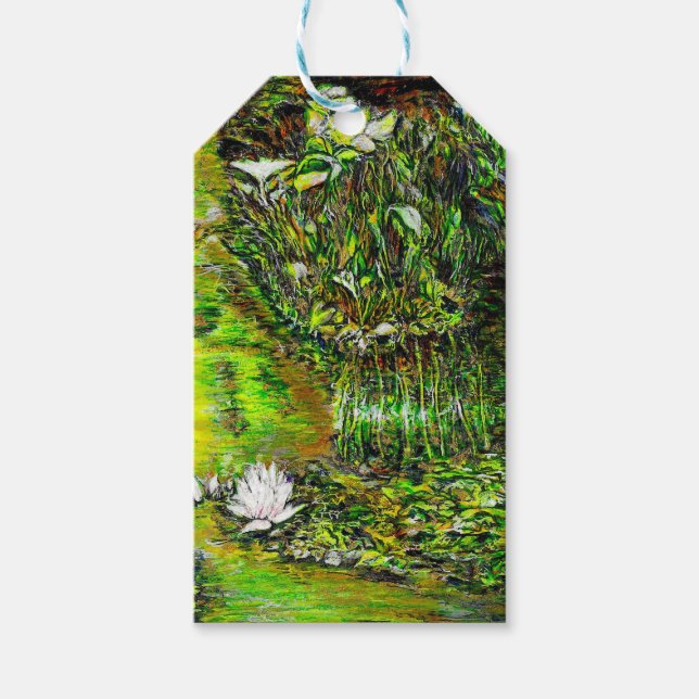 Etiqueta Para Presente Um Lago com Pensamentos Impuros (Frente)