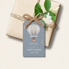 Etiqueta Para Presente Um Pequeno Balão de Ar Quente Explorador