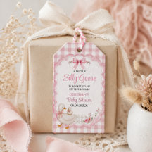 Um Pequeno Chá de Bebê Cottagecore Rosa de Ganso B