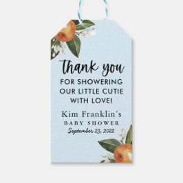 Etiqueta Para Presente Um Pequeno CHÁ DE FRALDAS Cutie Clementine Favorec