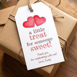 Etiqueta Para Presente Um pequeno presente para alguém doce Favor Tags de