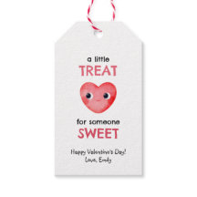 Um pequeno presente para alguém doce no dia dos na